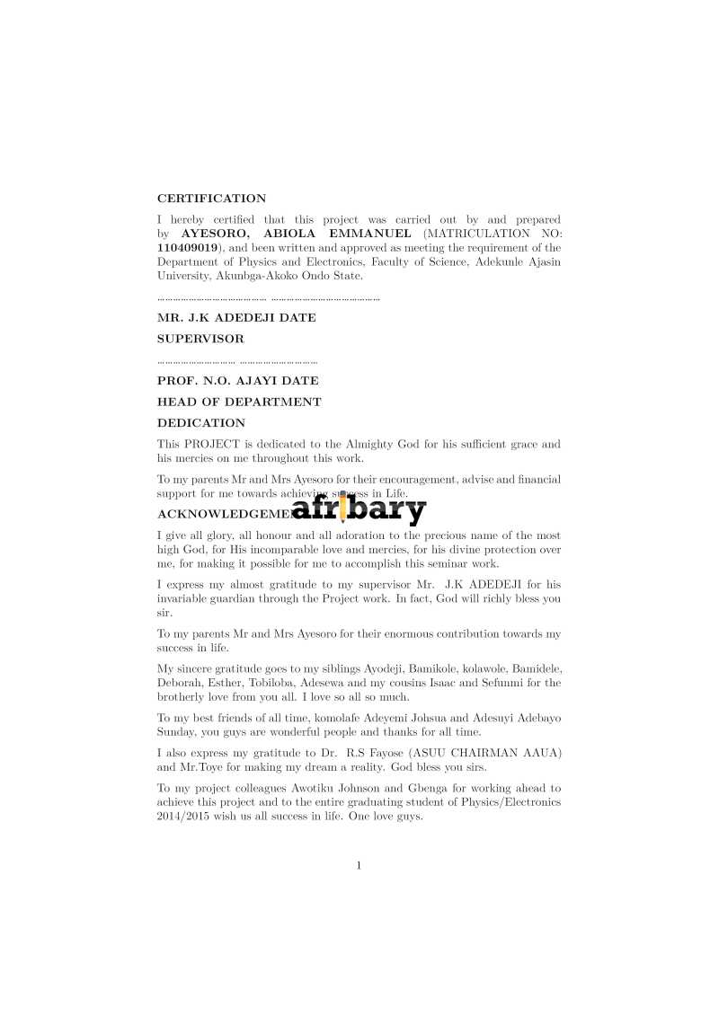 Design and Implementation of a Micro Controller Based Traffic Light
