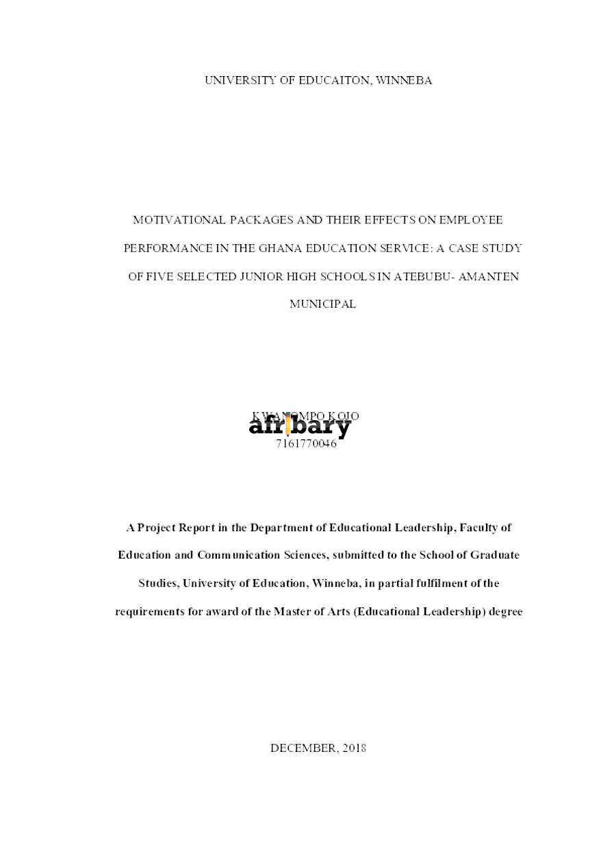 motivational-packages-and-their-effects-on-employee-performance-in-the