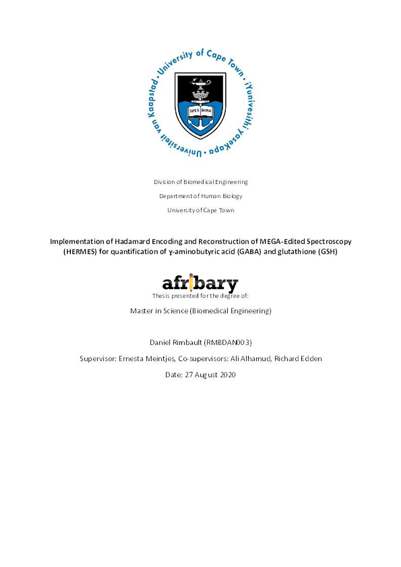 Implementation Of Hadamard Encoding And Reconstruction Of MEGA-Edited ...