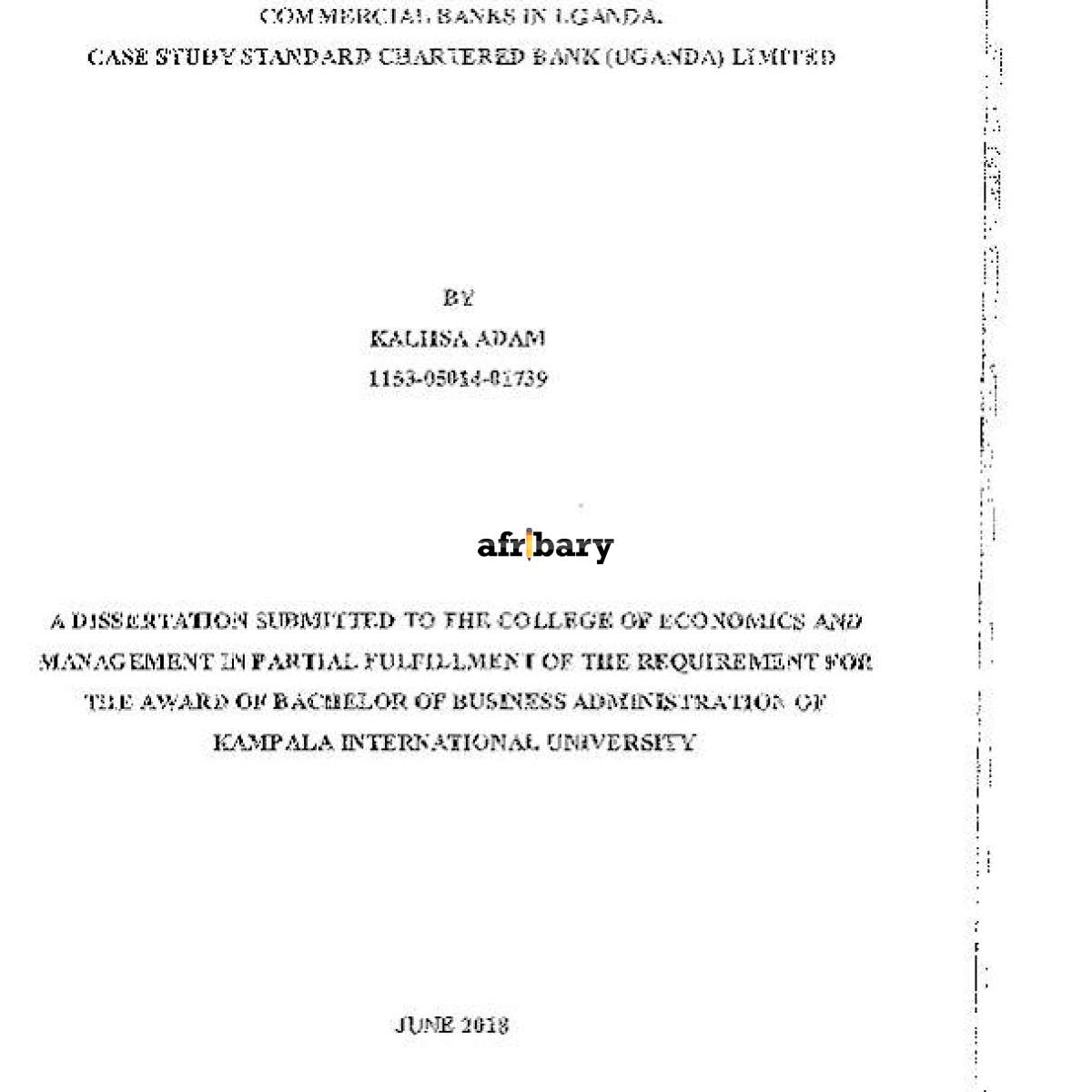 Mobile Banking And Its Effect On Financial Performanceof Commercial