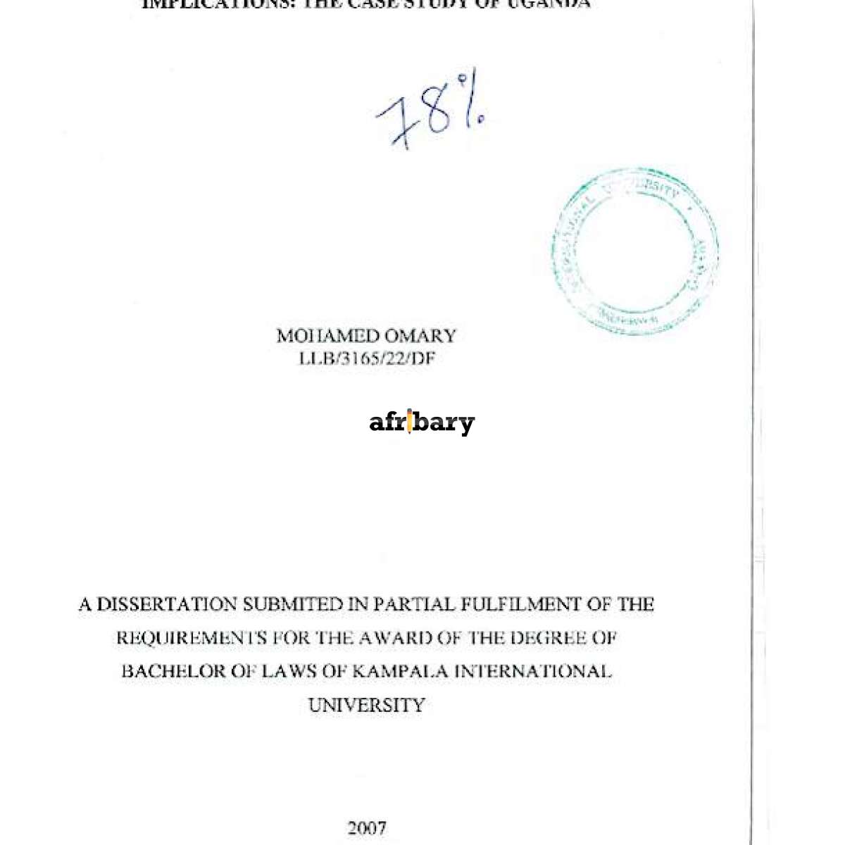 The Levying of Excise Duty (Sin Tax) and Its Implications: The Case ...