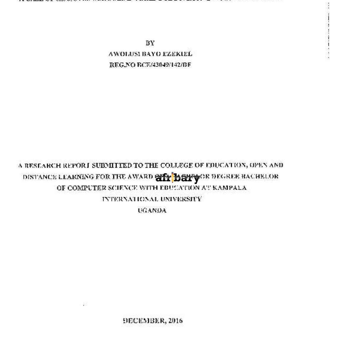 Analysis Of Implementation Of Information And Communication Technology