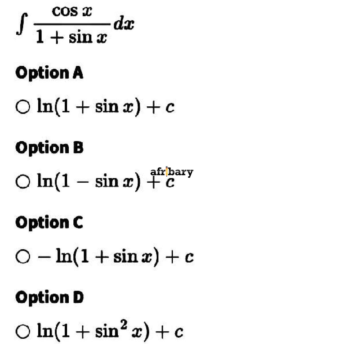 Mat 112 test que solution afribary