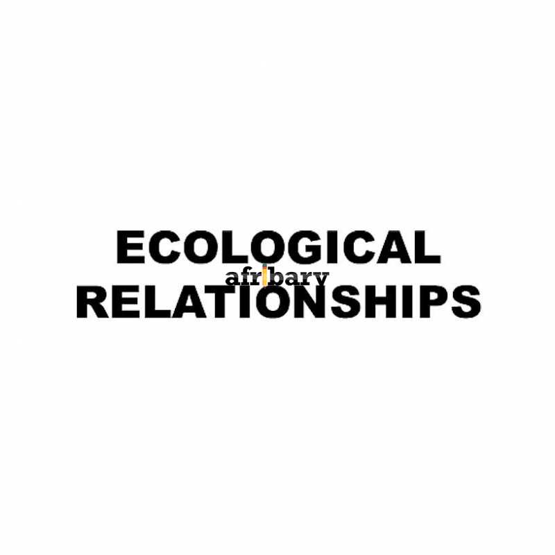 Bio 102 Ecological Relationships Afribary